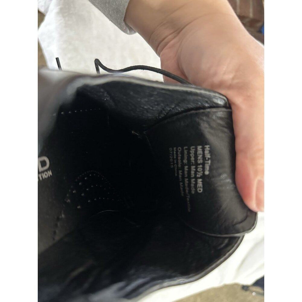 Unlisted Kenneth Cole Men's Dress Shoes Black Size 10.5 Half Time Oxford Lace Up - Picture 6 of 7